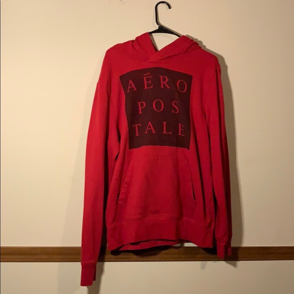 Red Aeropostale hoodie SIZE L